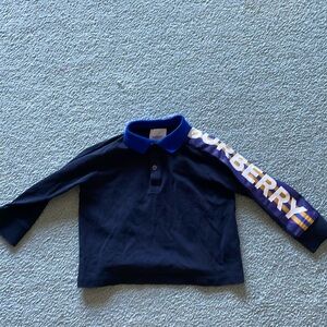 Burberry kids long sleeve Polo shirt